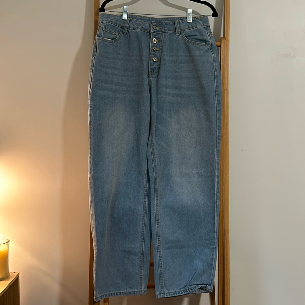 No brand hi rise baggy jean size 10